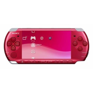 (中古品)PSP「プレイステーション・ポータブル」 ラディアント・レッド (PSP-3000RR)メーカー生産終了
