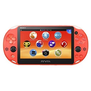 (中古品)PlayStation Vita Wi-Fiモデル ネオン・オレンジ(PCH-2000ZA24)