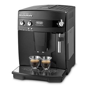 (中古品)エントリーモデル デロンギ(DeLonghi)全自動コーヒーメーカー ミルク泡立て手動 ブラック マグニフィカ ESAM03110B