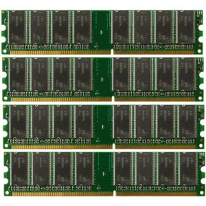 (中古品)4GB 4X 1GB DDR PC3200 4GB PC 3200 400 低密度デスクトップメモリRAM デュアルキット