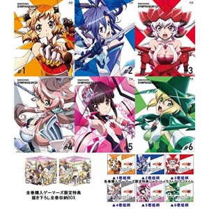 (中古品)戦姫絶唱シンフォギアGX ゲーマーズ限定特典:描き下ろし全巻収納BOX＆クリアファイル付き 全6巻セット マーケットプレイス Blu-r