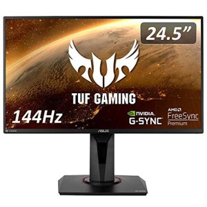 (中古品)ASUS TUF Gaming ゲーミングモニター VG259Q 24.5インチ フルHD IPS 144Hz 1ms HDMI×2 ポート