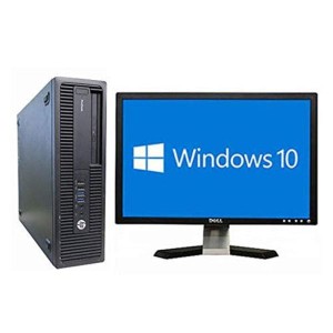 (中古品)中古 HP デスクトップパソコン ProDesk 600 G1 SFF 液晶セット Windows10 64bit搭載 Core i7-47