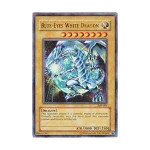 (中古品)遊戯王OCG Blue-Eyes White Dragon 青眼の白龍 ウルトラレア 英語版 JMP-001-UR