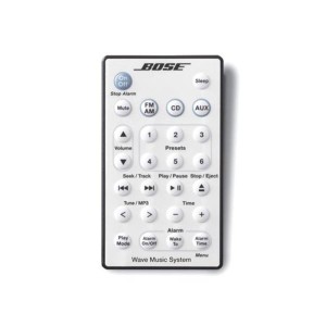 (中古品)Bose Wave music system 専用リモコン(小) (プラチナムホワイト)