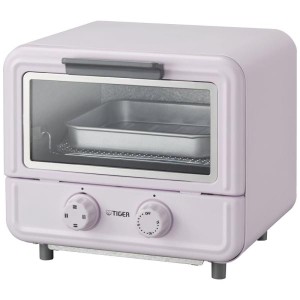 (中古品)タイガー オーブン トースター ぷちはこ ピンク レシピ付き やきたて KAO-A850-P Tiger