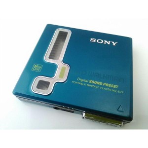 (中古品)MZ-E77 ブルー SONY ポータブルMDプレーヤー