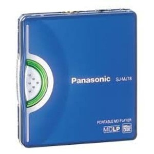 (中古品)Panasonic ポータブルMDプレーヤー SJ-MJ78ブルー MDLP対応