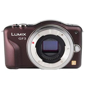 (中古品)Panasonic ミラーレス一眼カメラ LUMIX GF3 ボディ センシュアルブラウン DMC-GF3