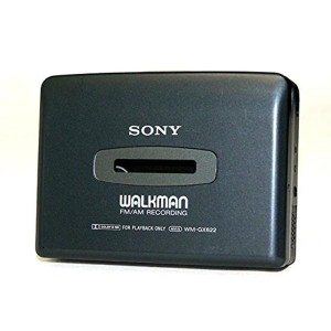 (中古品)SONY ソニー WM-GX622-B ブラック ポータブルラジオカセットレコーダー（録音再生兼用カセットウォークマン）