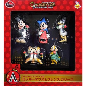 (中古品)Happyくじ ディズニー クリスマスオーナメントくじ 2016 スペシャルコンプリートBOX A ミッキーマウス＆フレンズ シリーズ