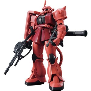 (中古品)HGUC 機動戦士ガンダム シャア専用ザクII 1/144スケール 色分け済みプラモデル