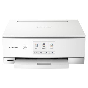 (中古品)Canon プリンター A4インクジェット複合機 PIXUS TS8330 ホワイト 2019年モデル