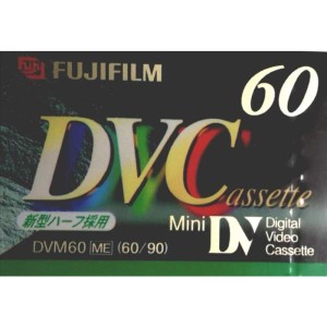 (中古品)FUJIFILM DVC DV ミニDVカセット 60分 Cassette LPモード DVM60AME