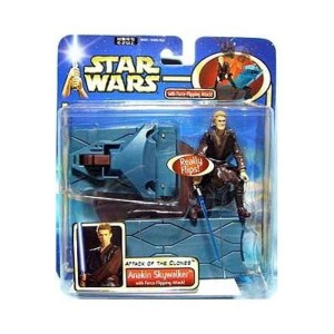 (中古品)トミー スター・ウォーズ DXフィギュア アナキン・スカイウォーカー フリッピング アタック バージョン