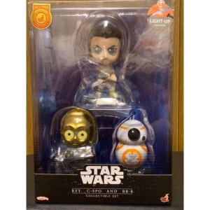 (中古品)スター ウォーズ レイ& G-3PO&BB-8フィギュアセット