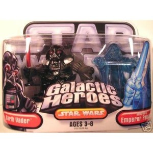 (中古品)おもちゃ Star Wars スターウォーズ Galactic Heroes Darth Vader ダースベイダー and Hologra
