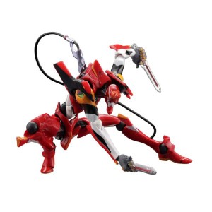 (中古品)リボルテック EVANGELION EVOLUTION エヴァンゲリオン2号機 約140mm ABS&PVC製 塗装済み可動フィギュア EV