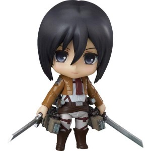 (中古品)ねんどろいど 進撃の巨人 ミカサ・アッカーマン ノンスケール ABS&PVC製 塗装済み可動フィギュア 再販分