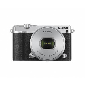 (中古品)Nikon ミラーレス一眼 Nikon1 J5 標準パワーズームレンズキット シルバー J5HPLKSL