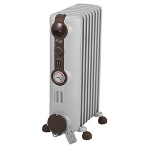 (中古品)DeLonghi デロンギ オイルヒーター ホワイト+ブラウン / JR0812