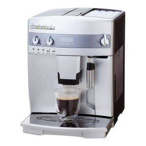 (中古品)エントリーモデルデロンギ 全自動コーヒーメーカー マグニフィカ ミルク泡立て手動 シルバーESAM03110S