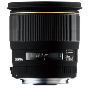 (中古品)SIGMA 単焦点広角レンズ 28mm F1.8 EX DG ASPHERICAL MACRO キヤノン用 フルサイズ対応