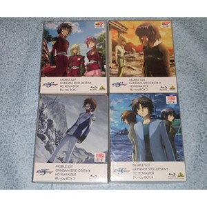 (中古品)機動戦士ガンダムSEED DESTINY HDリマスター 初回限定版 Blu-ray BOX 全４巻セット