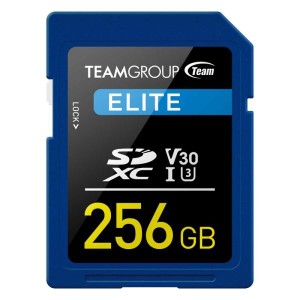 (中古品)TEAM SDカード SDXC UHS-I V30 4K Ultra HD データ移動 バックアップ ビデオ録画 一眼レフ カメラ 大容量