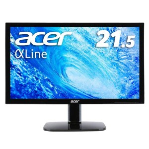 (中古品)Acer モニター AlphaLine KA220HQbid 21.5インチ TN 非光沢 フルHD HDMI DVI D-Sub ブルーラ
