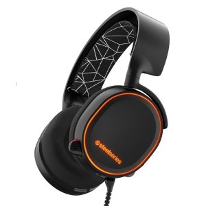 (中古品)SteelSeries Arctis 5 有線ゲーミングヘッドセット DTS 7.1chサラウンド PS4 並行輸入品