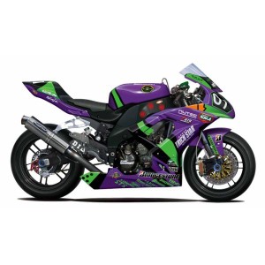 (中古品)フジミ模型 1/12 バイクシリーズ No.7 エヴァンゲリオンRT初号機TRICKSTAR KAWASAKI ZX-10R 2010年仕様