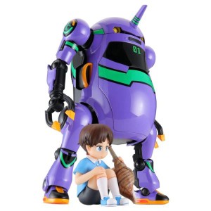 (中古品)ハセガワ メカトロウィーゴ エヴァコラボシリーズ Vol.5 しょごうき+碇シンジ 1/20スケール 色分け済みプラモデル SP518