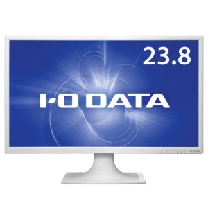 (中古品)中古液晶モニター I-O DATA アイ・オー・データ モニター 23.8インチ ホワイト 1920x1080 フルHD 非光沢 VGA D