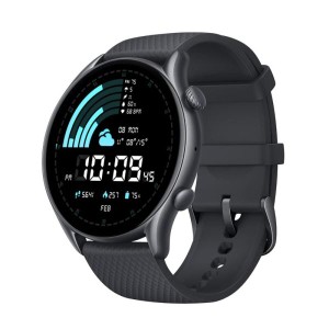 (中古品)Amazfit GTR 3 Pro スマートウォッチ 日本語対応 GPS Alexa 通話機能 音楽保存 コントロール 5atm防水 睡眠