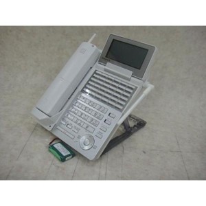 (中古品)ET-36iE-DHCL(W) 日立integral-E 36ボタン カールコードレス ビジネスフォン オフィス用品 オフィス用品 オフィス