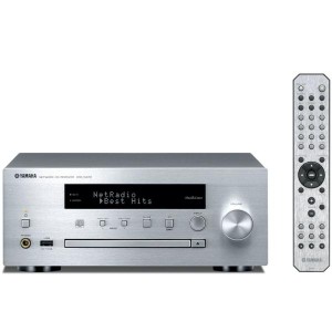 (中古品)ヤマハ ネットワーク CDレシーバー AirPlay/MusicCast 対応 Wi-Fi内蔵 シルバー CRX-N470(S)