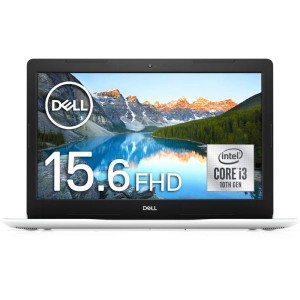 (中古品)Dell ノートパソコン Inspiron 15 3593 ホワイト 21Q11W/Win10/15.6FHD/Core i3-1005G1