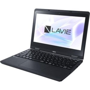 (中古品)NEC ノートパソコン LAVIE N11 11.6型 Windows 11 Pro Office有り PC-N1115CAB ブラック C