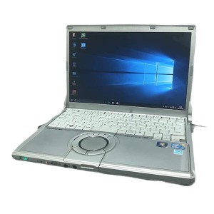 (中古品)初期設定済中古ノートパソコンWindows10搭載 12.1インチ液晶 Panasonic 松下 レッツノート CF-N9PWWMDS 高速