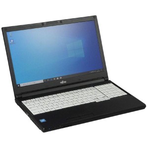 (中古品)中古パソコン Windows10 ノートPC 一年保証 富士通 LIFEBOOK A576/P(PX) Celeron 3855U 1.6G