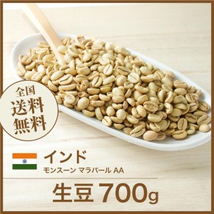 開店セール！コーヒー生豆 700g インド モンスーン マラバール AA 送料無料 大山珈琲