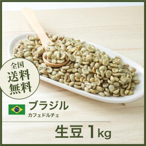 コーヒー生豆 1kg ブラジル カフェドルチェ 送料無料 大山珈琲 開店セール