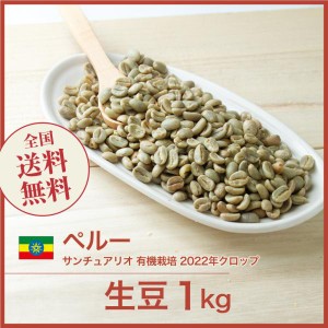 コーヒー生豆 1kg ペルー サンチュアリオ 有機栽培 2022年クロップ 送料無料 大山珈琲 開店セール