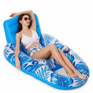 フロートマット 浮き輪 浮き具 大型 フロート エアーマット 浮き輪ベッド 水上ベッド 水上ハンモック アウトドア 海 プール 水上遊具 ビ