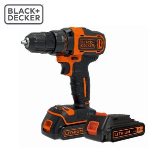 ブラック・アンド・デッカー BLACK+DECKER 18V コードレスドリルドライバー BDCDD186K2 送料無料 DIY工具 電動工具 ドリルドライバー