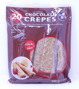 【20本入】チョコクレープ 30g × 20本入り フランス産 常温保存可能 チョコレート クレープ Chocolate crepes French コストコ おやつ 