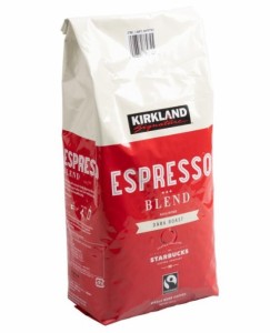 KIRKLAND スターバックス  エスプレッソブレンド ダークロースト (豆) 1.13kg  STARBUCKS スタバ コーヒー 豆  カークランド シグネチャ