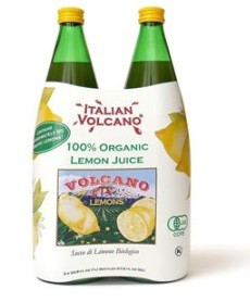 【2本】オーガニック レモンジュース 1L × 2本  レモン 無糖 イタリア 有機JAS認定 オーガニック Italian Volcano ストレート ORGANIC L