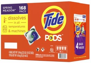 タイド ポッズ スプリング メドウ 洗濯洗剤 168個入り Tide Pods Spring Meadow 大容量 お得 海外洗剤 人気 ブランド 洗濯 簡単 時短 汚